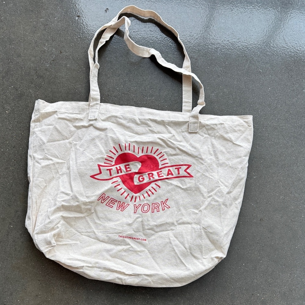 THE GREAT. Canvas Tote